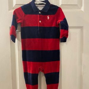 Polo velvet footie